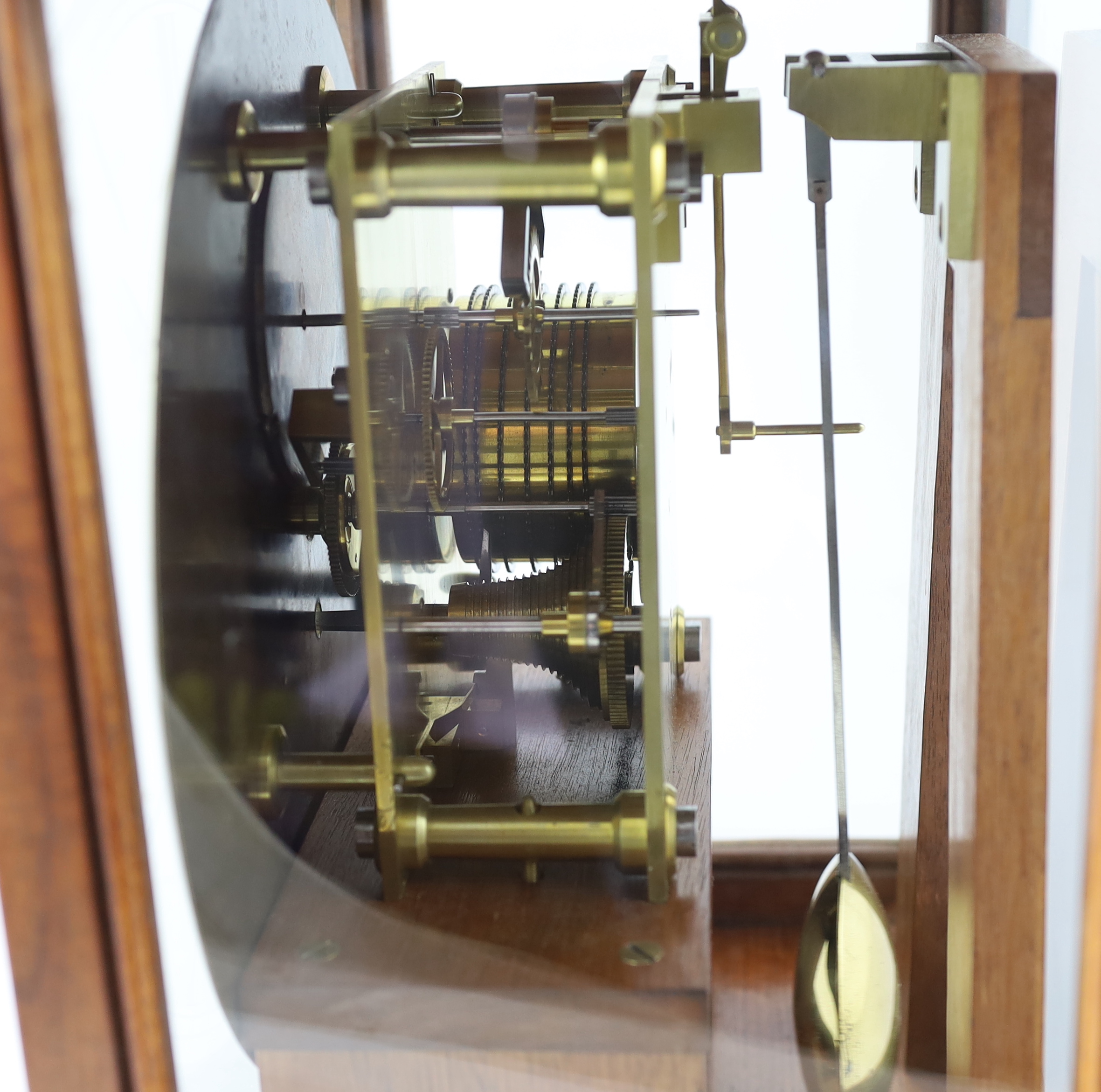 Alexander Bain Patentee, a Victorian table top regulator, 37cm wide, 24cm deep, 40cm high